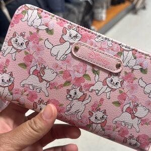 Disney Aristocats Marie Pink Floral Wallet | Zip Around | NWT 🐱🌸